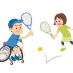 車いすソフトテニス